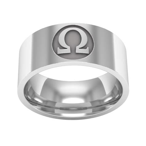 omega symbol rings